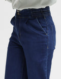 Triset Casual Cullote Jeans Wanita