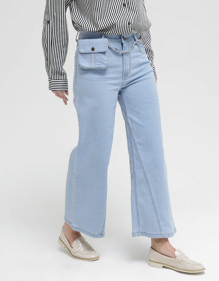 Triset Casual Celana Panjang Denim Detail Pocket