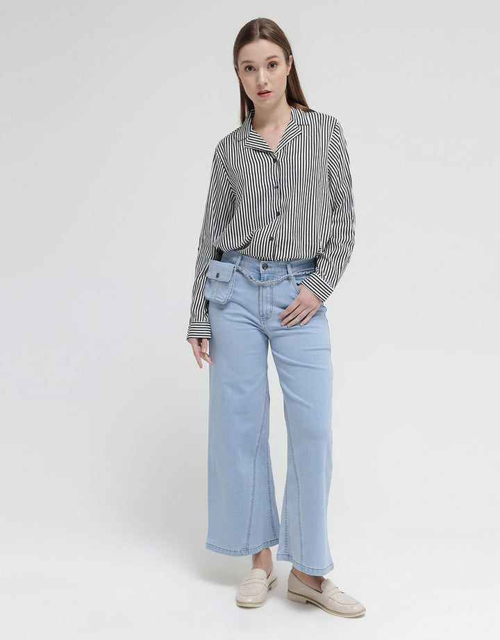 Triset Casual Celana Panjang Denim Detail Pocket