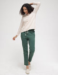 Triset Drwastring Classic Casual Blouse Wanita