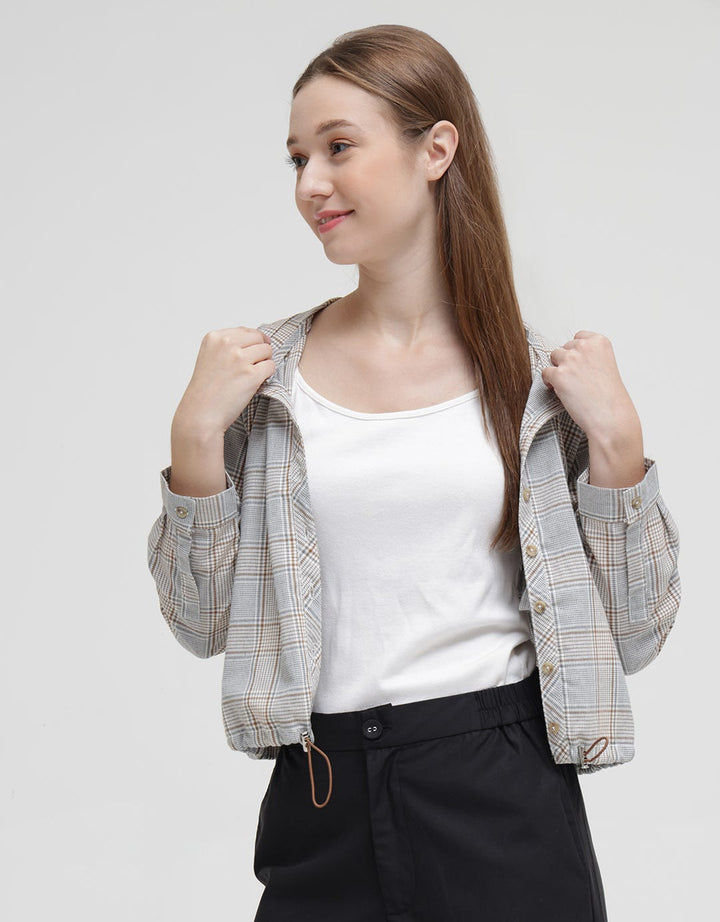 Triset Printed Hoodie Blouse Women