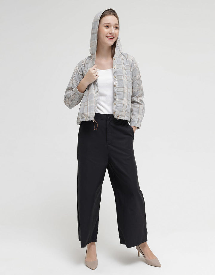 Triset Printed Hoodie Blouse Women