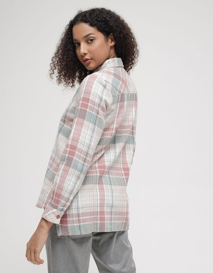 Triset Casual Plaid Blouse