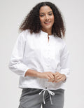 Triset Double Pocket Drawstring Blouse for Women