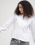 Triset Double Pocket Drawstring Blouse for Women