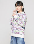 Nevada Wording Pattern Girls Sweater