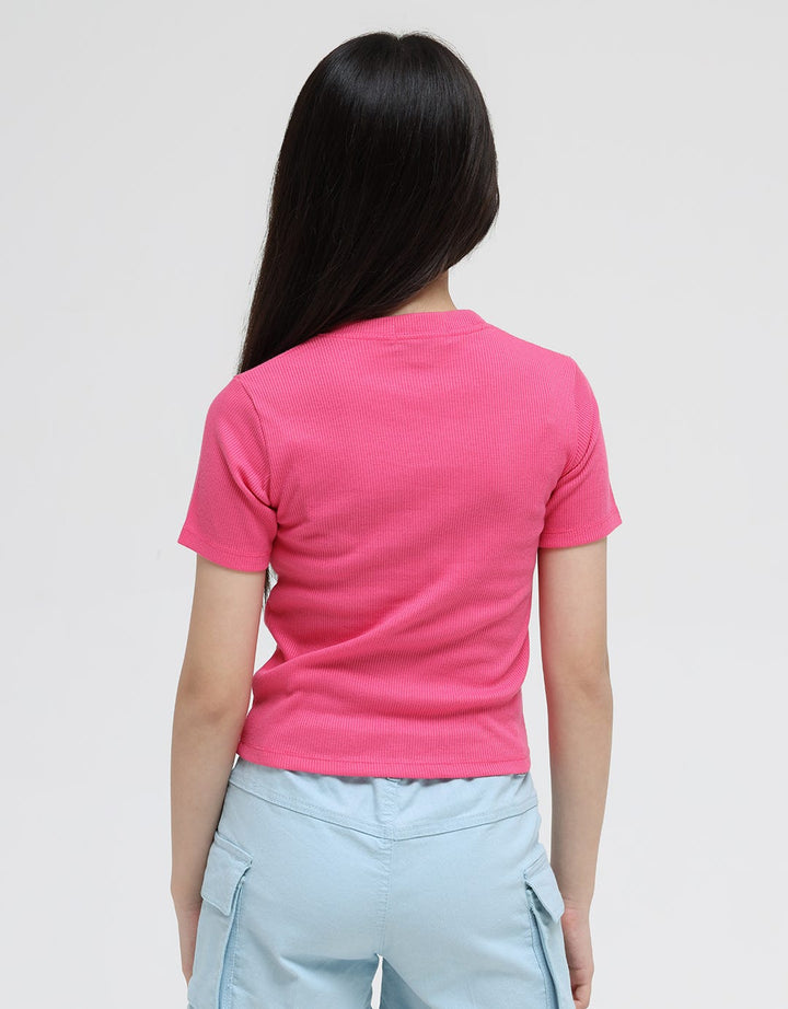 Nevada Bear Embro Kaos Anak Perempuan