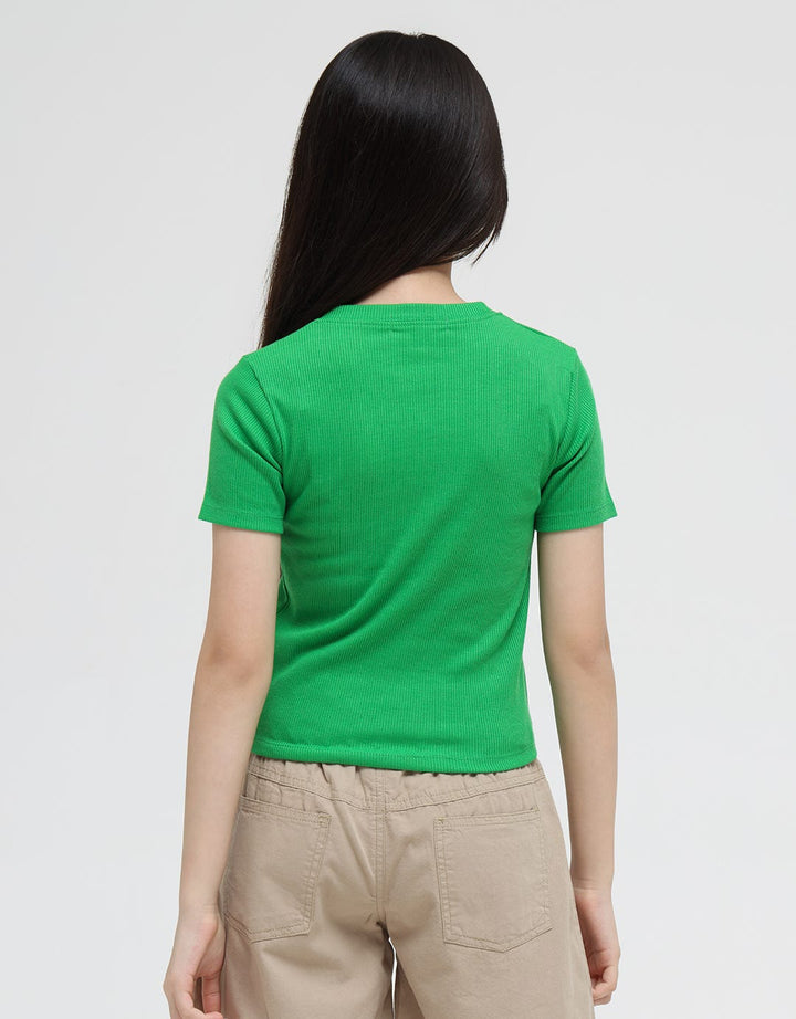 Nevada Bear Rib Embroidered Girls T-Shirt