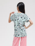 Nevada Cat Eyes Print Kaos Anak Perempuan
