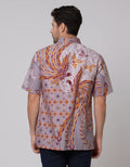 Arjuna Weda Men's Twin Peacock Batik Shirt