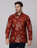 Arjuna Weda Kawung Flower Shirt