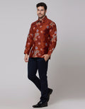 Arjuna Weda Kawung Flower Shirt