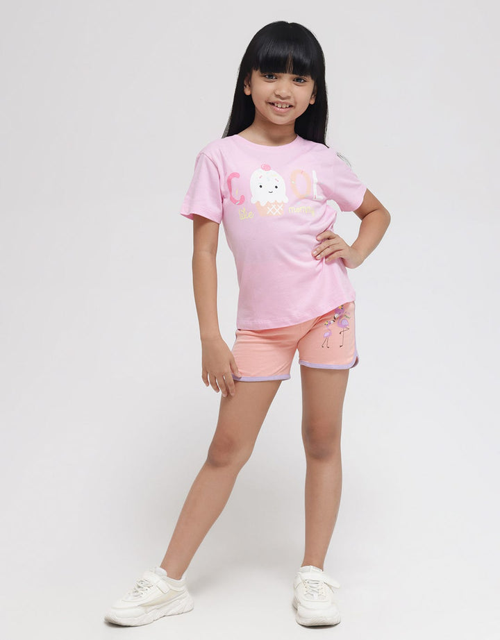 Little M Short Pants Bis 2 Flamingos