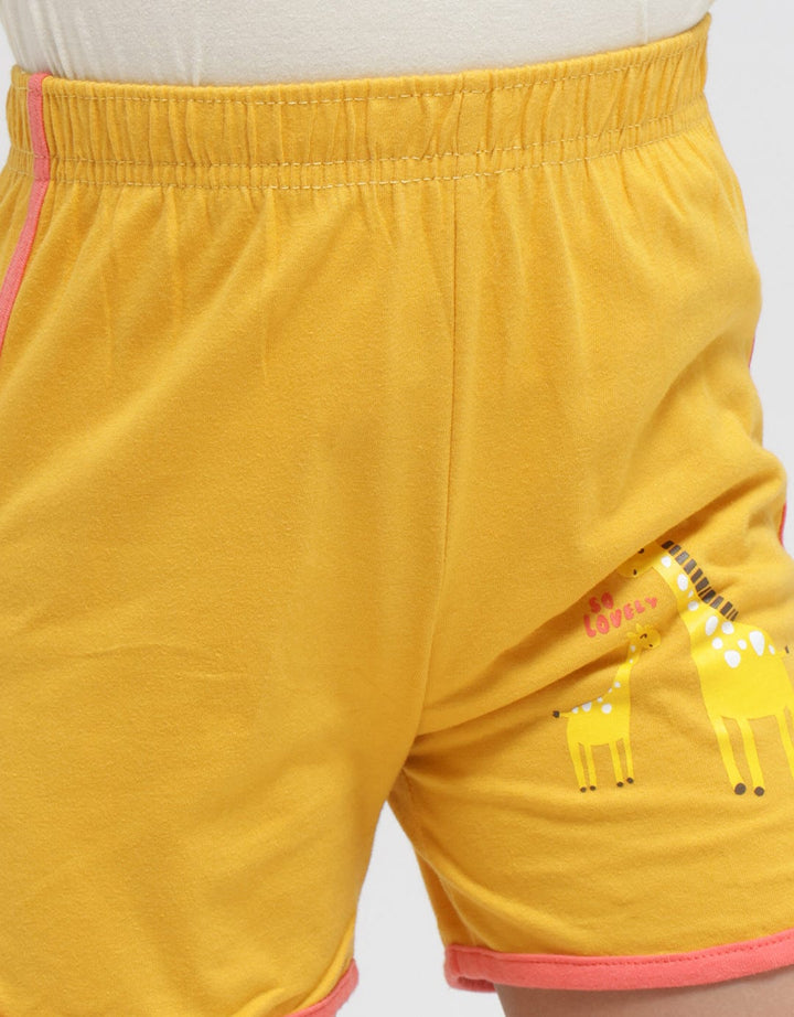 Little M Short Pants Bis 2 Giraffes
