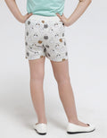 Little M Short Pants Full Print Mix Cat