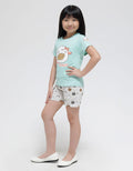 Little M Short Pants Full Print Mix Cat