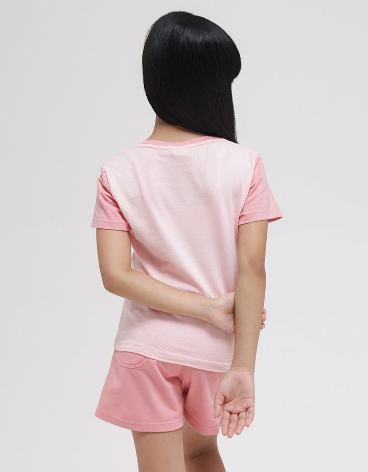 Little M Short Sleeve T-Shirt Kombinasi I Love Cats