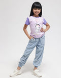 Little M Kucing Space Kaos Anak Perempuan