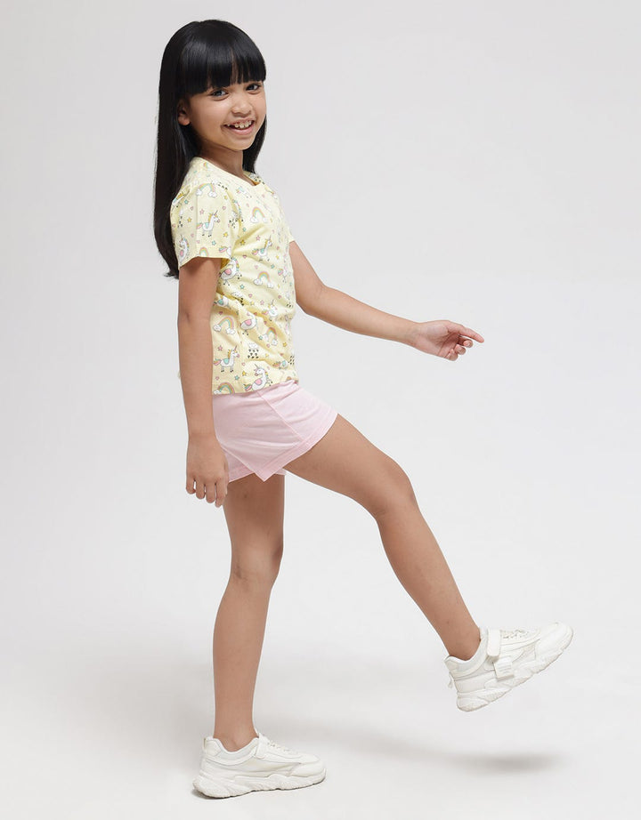 Little M Space 1 Print Kaos Anak Perempuan