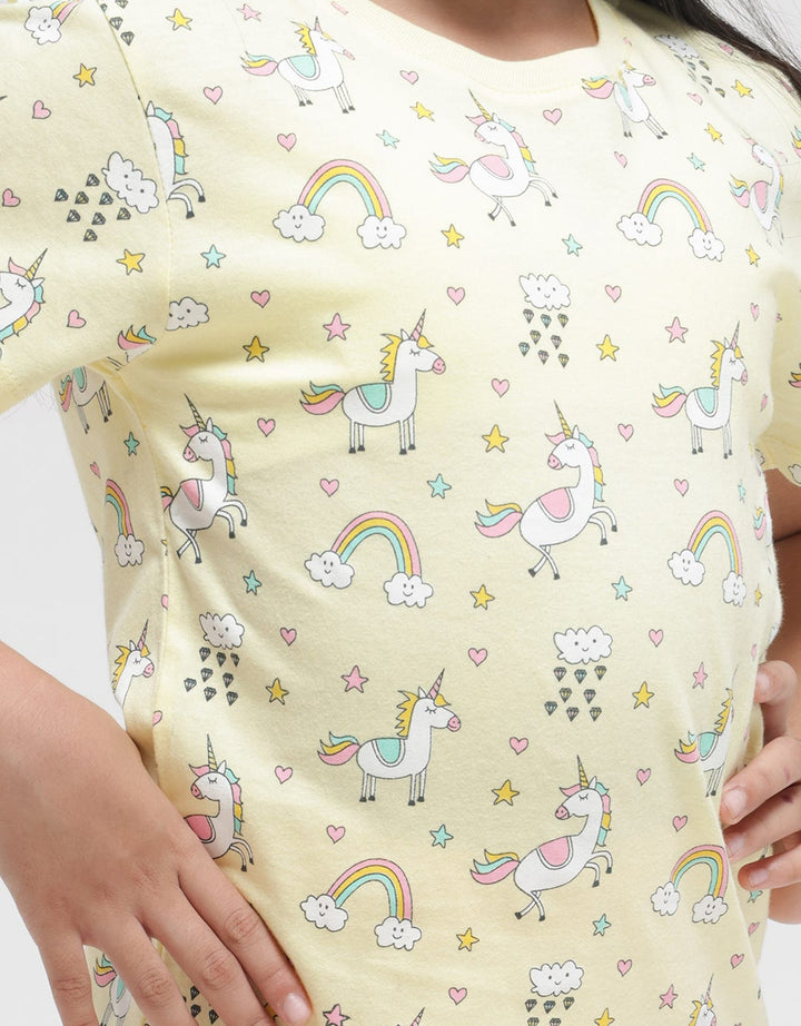 Little M Space 1 Print Kaos Anak Perempuan
