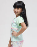 Little M Short Sleeve T-Shirt Kombinasi Unicorn
