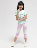 Little M Short Sleeve T-Shirt Kombinasi Unicorn