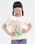 Little M Short Sleeve T-Shirt Flower Good Girls