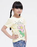 Little M Short Sleeve T-Shirt Flower Good Girls