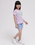 Little M Short Sleeve T-Shirt Print Flower Statement