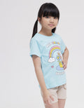 Little M Short Sleeve T-Shirt Flower Keep Smiling