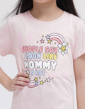 Little M Short Sleeve T-Shirt Flower Look Like Mommy