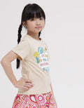 Little M Short Sleeve T-Shirt Print Flower Statement