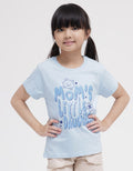 Little M Short Sleeve T-Shirt Print Moms Little Daughter