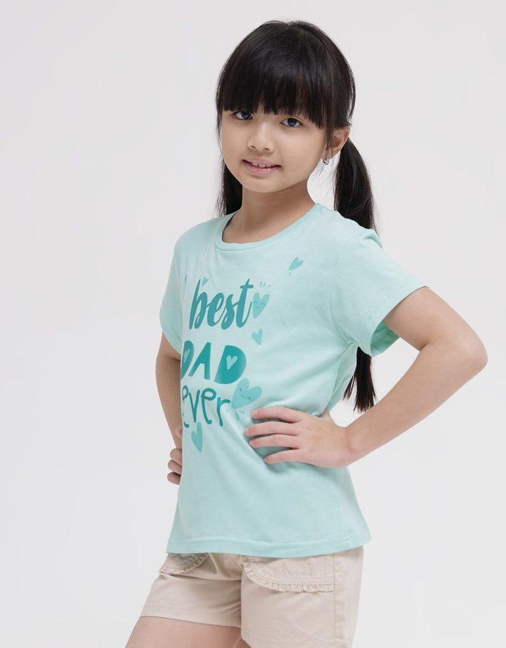 Little M Short Sleeve T-Shirt Print Best Dad Ever