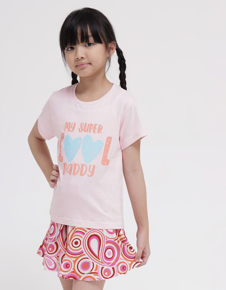Little M Short Sleeve T-Shirt Print Cool Daddy