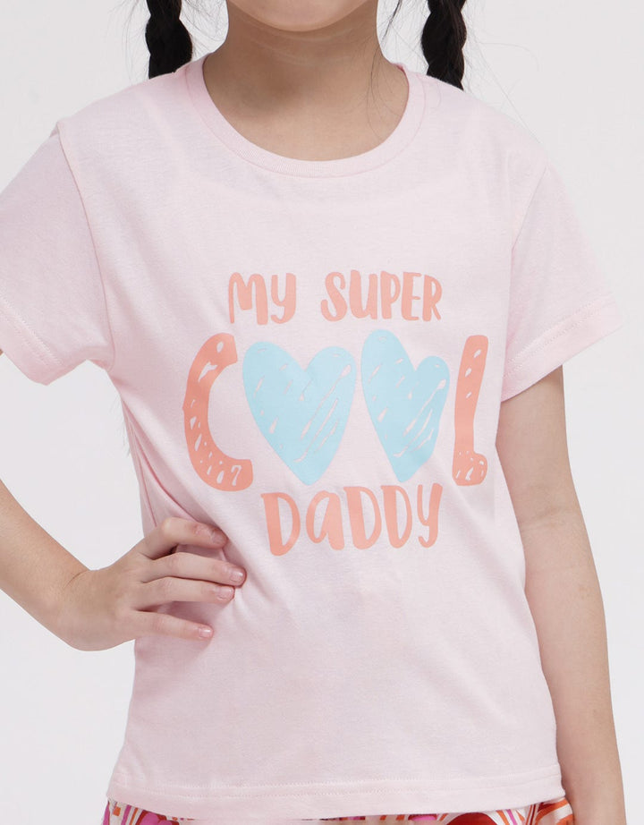 Little M Short Sleeve T-Shirt Print Cool Daddy