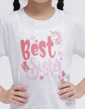 Little M Short Sleeve T-Shirt Print Best Sister