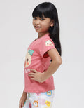 Little M Letter Bear Kaos Anak Perempuan
