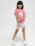 Little M Letter Bear Kaos Anak Perempuan