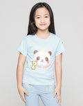 Little M Letter For Panda Girls T-Shirt