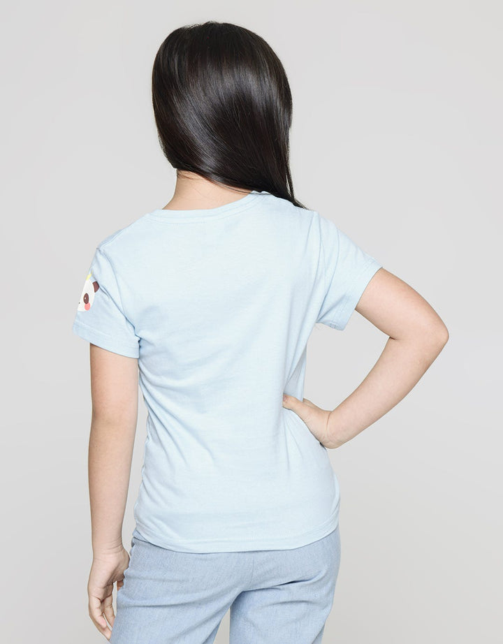 Little M Letter For Panda Girls T-Shirt