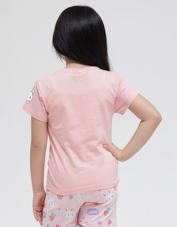Little M R For Rabbit Kaos Anak Perempuan