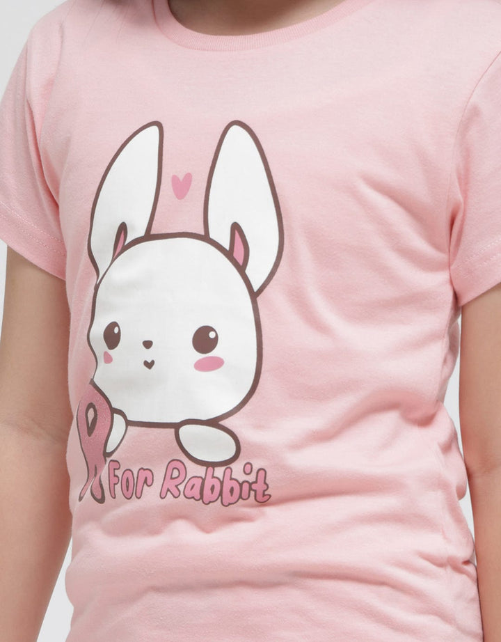 Little M R For Rabbit Kaos Anak Perempuan