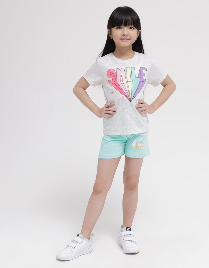 Little M Short Pants Short Unicorn Best Sister