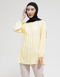 Annisa Blouse Plain With Gather On Chest