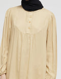 Annisa Blouse Plain With Gather On Chest