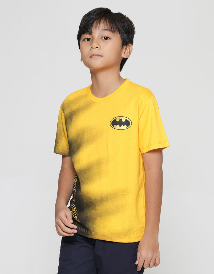 Character Batman Fp Ombre Logo Kaos Anak Laki-Laki