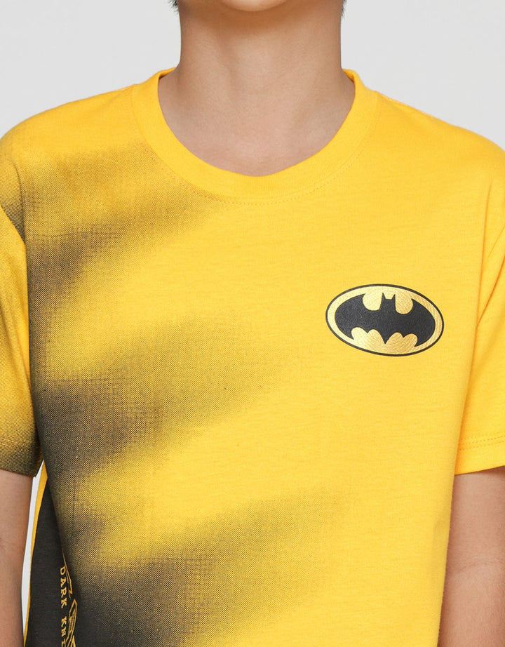 Character Batman Fp Ombre Logo Kaos Anak Laki-Laki