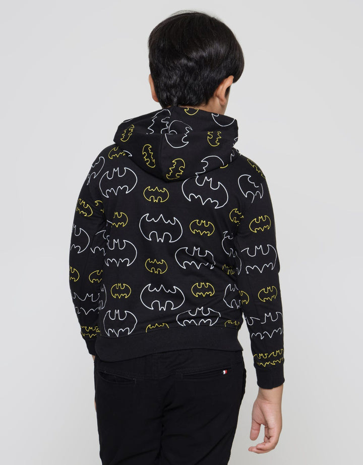 Character Sweater Hood Batman Print Logo Towel