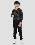 Character Sweater Hood Batman Print Logo Towel